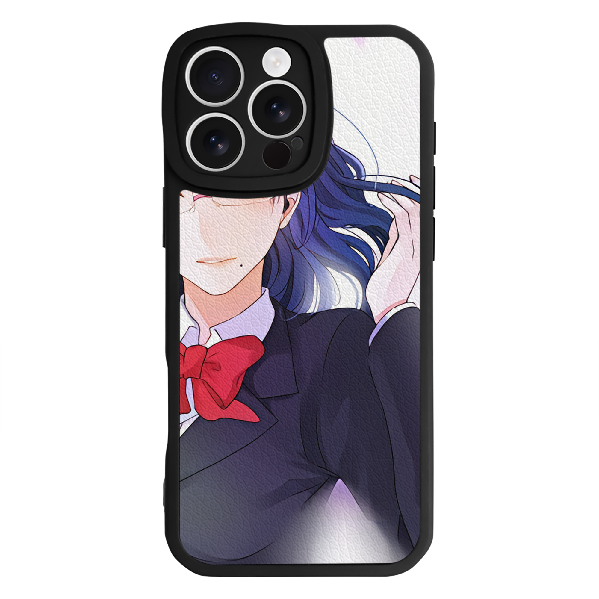 （画像用） ハイキュー!! Haikyu!! 【iPhone 16シリーズ対応】シリコンスマホケース（レザー調） 材質：シリコン